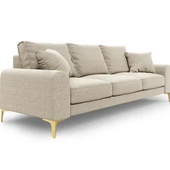 Mazzini Sofas Canapés^Canapé 4 places Madara beige - 237x102x90 cm