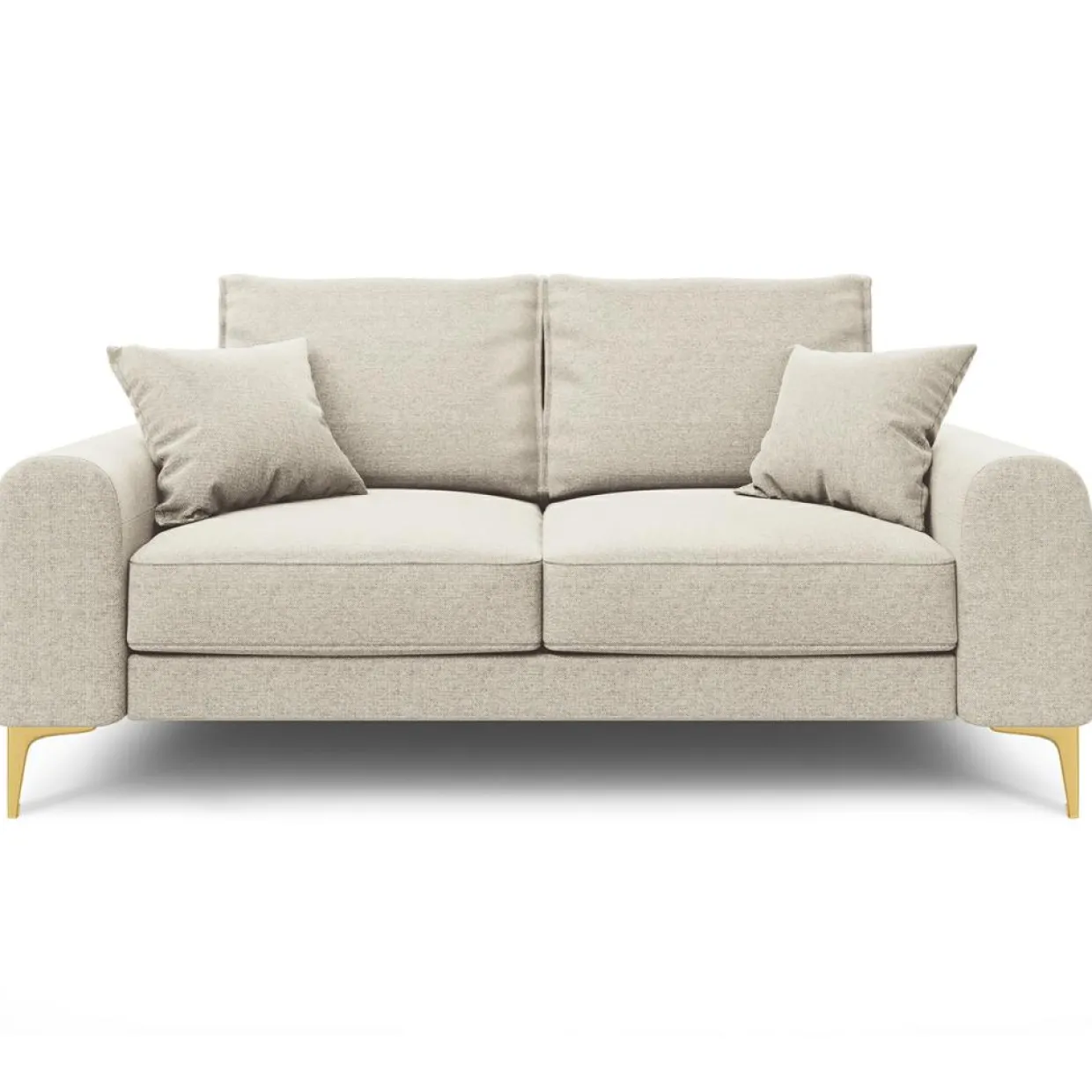 Mazzini Sofas Canapés^Canapé 2 places Madara beige clair - 172x102x90 cm