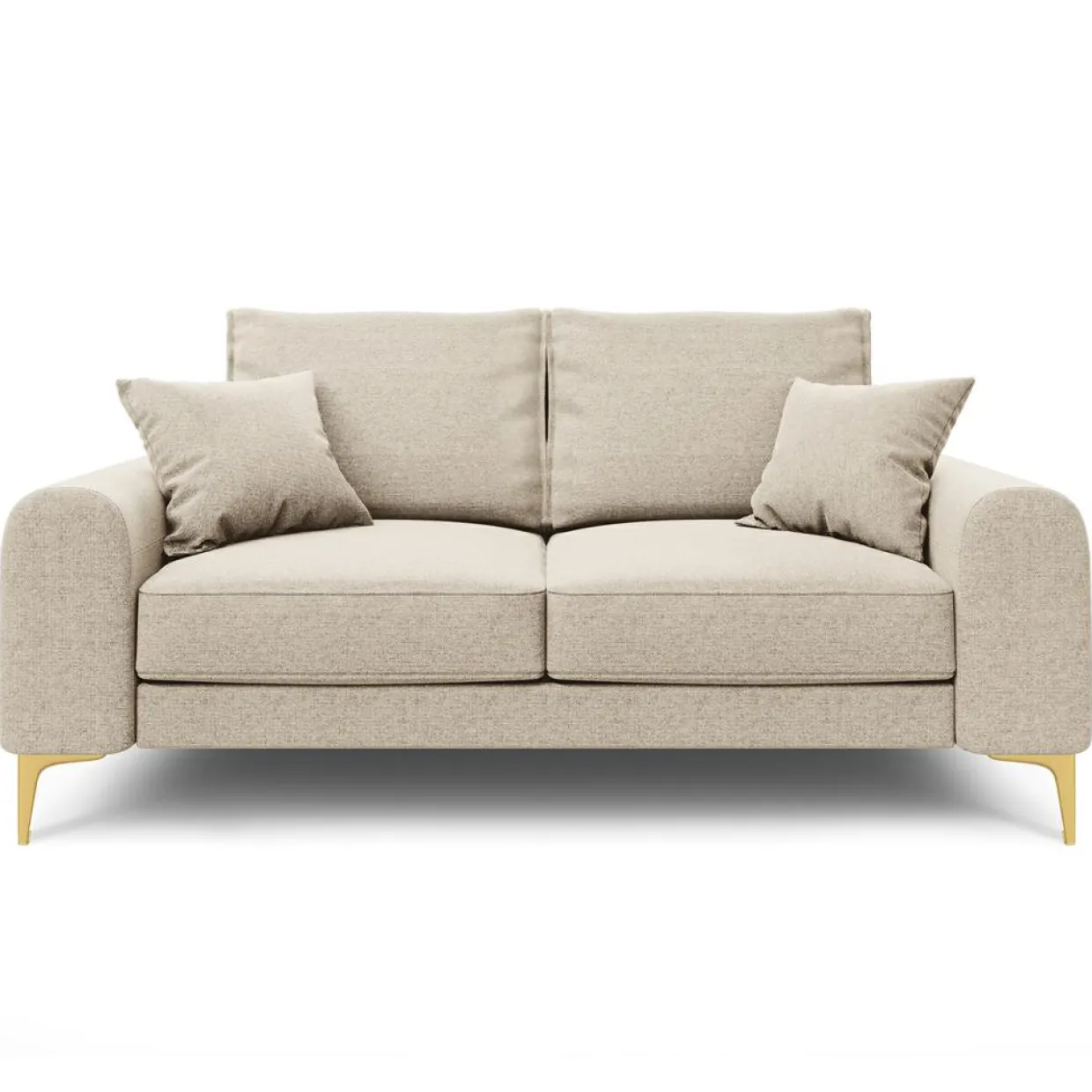 Canapé 2 places Madara beige - 172x102x90 cm-Mazzini Sofas