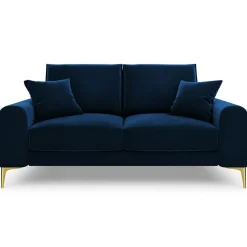 Mazzini Sofas Canapés^Canapé 2 places velours madara bleu roi - 172x102x90 cm