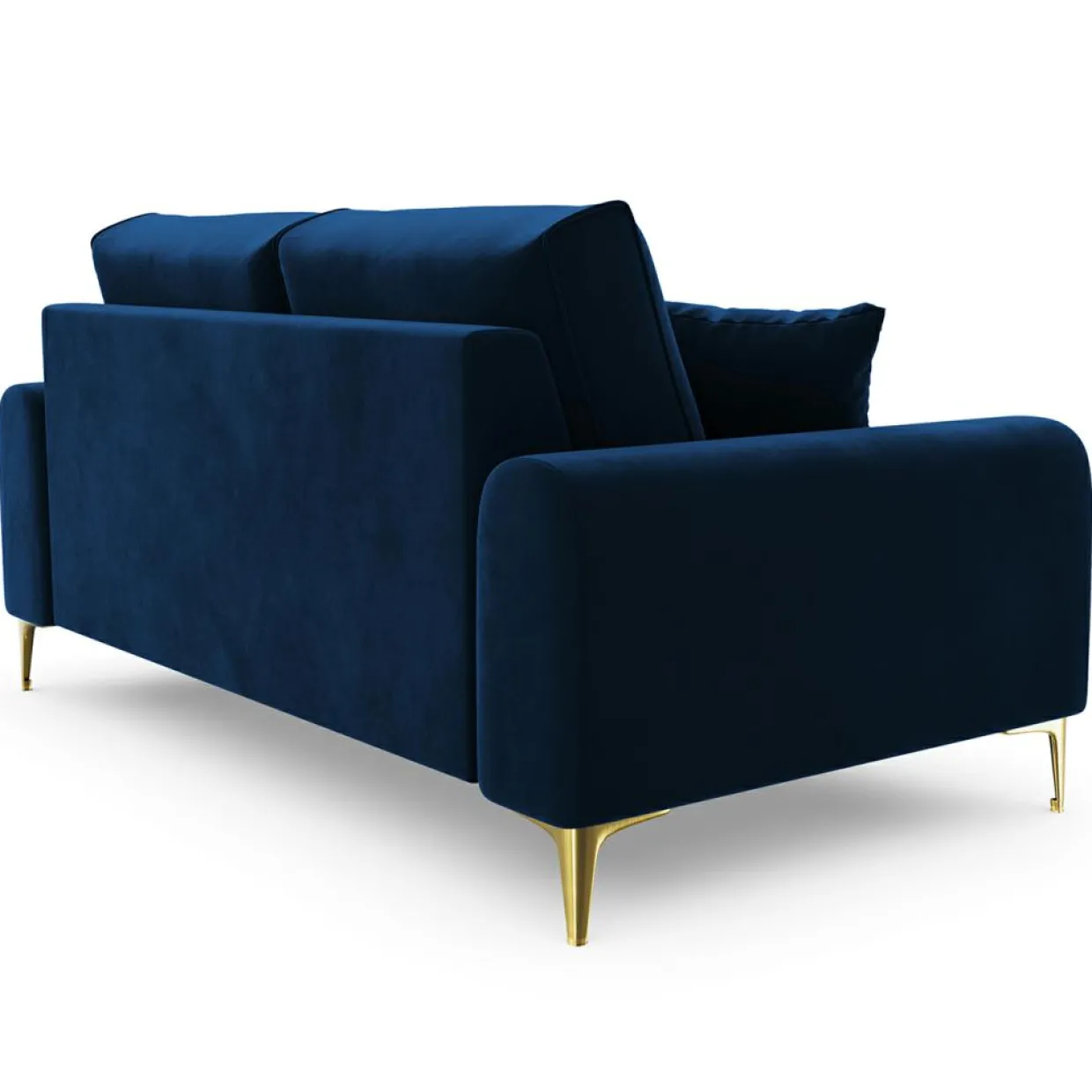 Mazzini Sofas Canapés^Canapé 2 places velours madara bleu roi - 172x102x90 cm