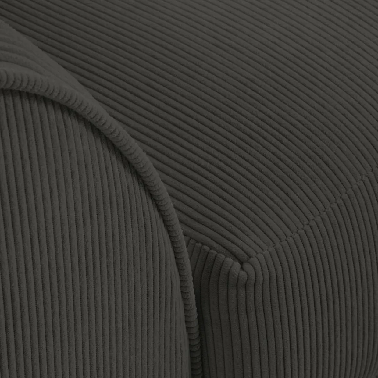 Mazzini Sofas Canapés^Canapé d'angle droit Quince 4 Places gris foncé - 221x171x80 cm