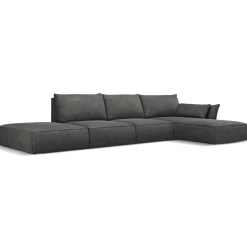 Mazzini Sofas Canapés^Canapé D'Angle Droit Vanda 5 Places 1 gris - 386x166x85 cm