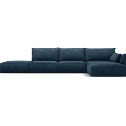 Mazzini Sofas Canapés^Canapé D'Angle Droit Vanda 5 Places 1 bleu roi - 386x166x85 cm
