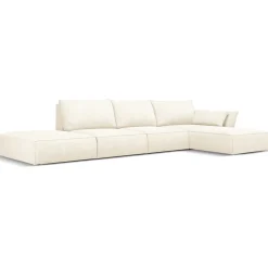 Mazzini Sofas Canapés^Canapé D'Angle Droit Vanda 5 Places 1 beige clair - 386x166x85 cm