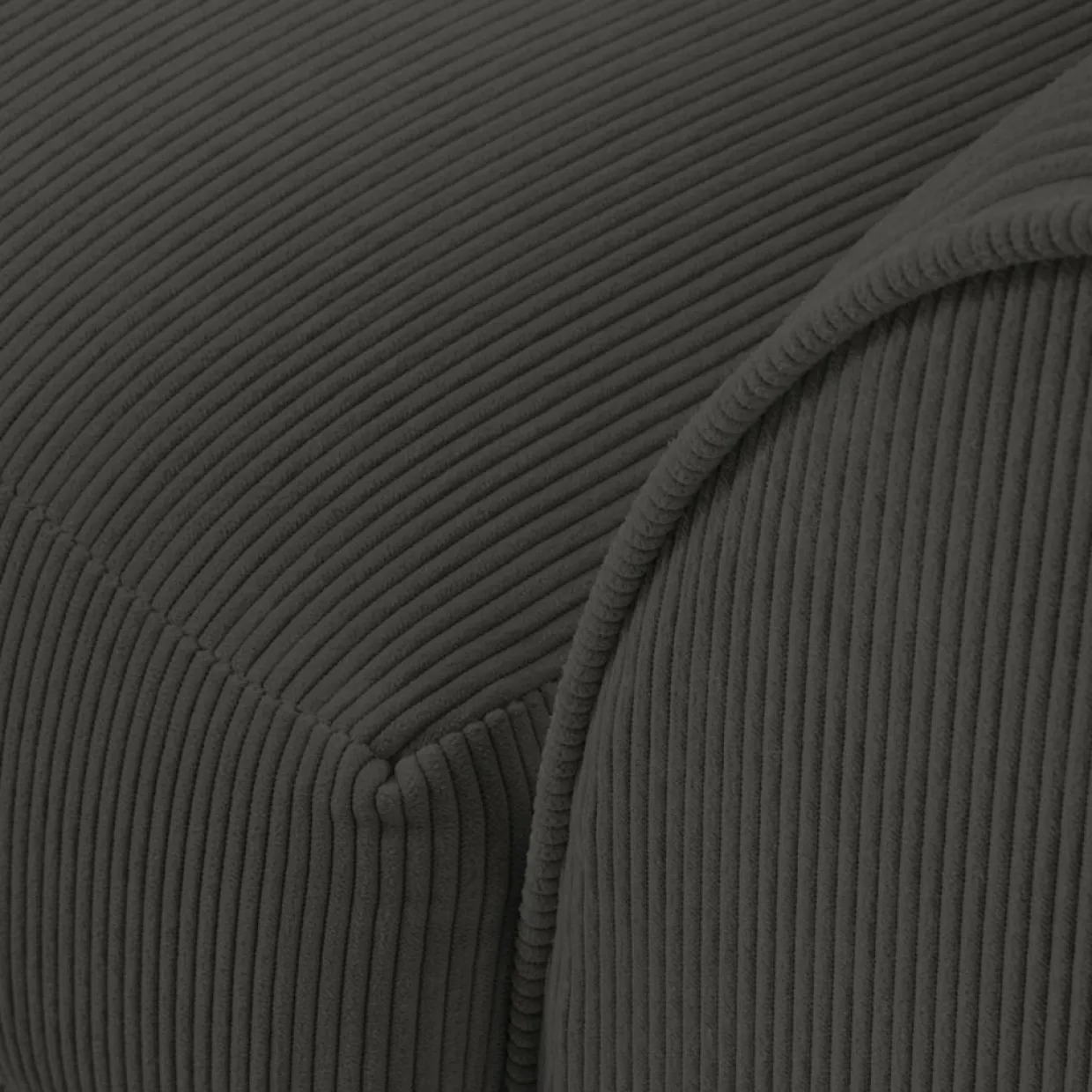 Mazzini Sofas Canapés^Canapé d'angle gauche Quince 4 Places gris foncé - 221x171x80 cm