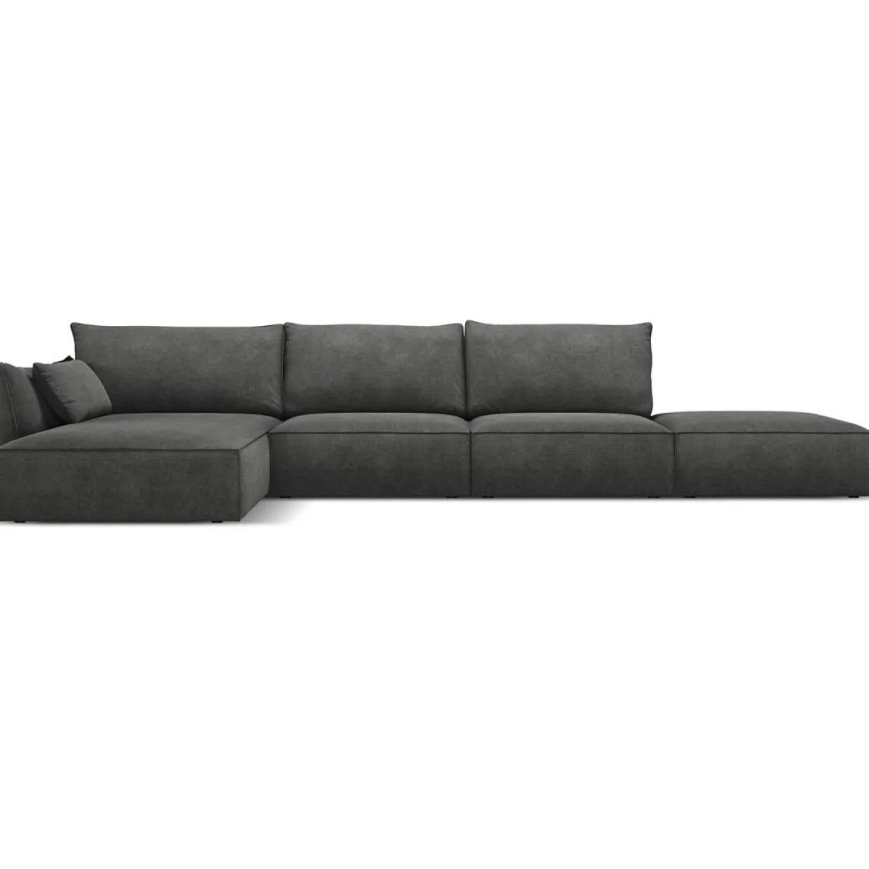 Mazzini Sofas Canapés^Canapé D'Angle Gauche Vanda 5 Places 1 gris - 386x166x85 cm
