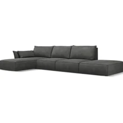 Mazzini Sofas Canapés^Canapé D'Angle Gauche Vanda 5 Places 1 gris - 386x166x85 cm