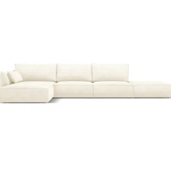 Mazzini Sofas Canapés^Canapé D'Angle Gauche Vanda 5 Places 1 beige clair - 386x166x85 cm