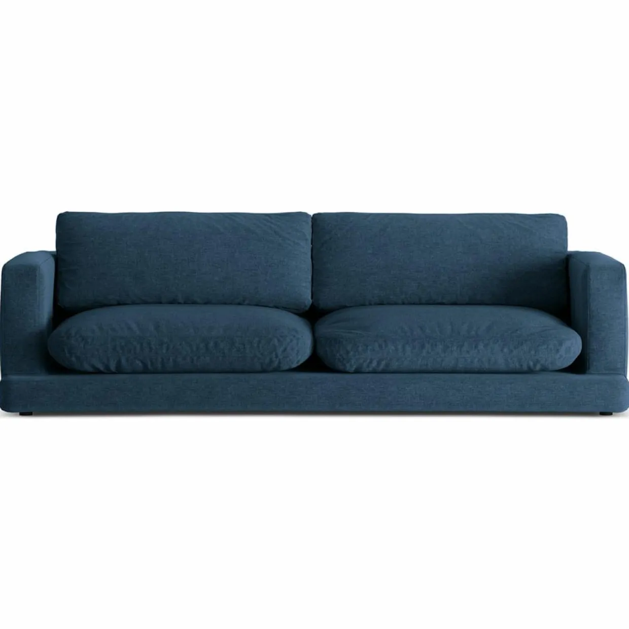 Canapé Daphne 4 Places Bleu Marine - 240x105x86 cm-Mazzini Sofas Discount