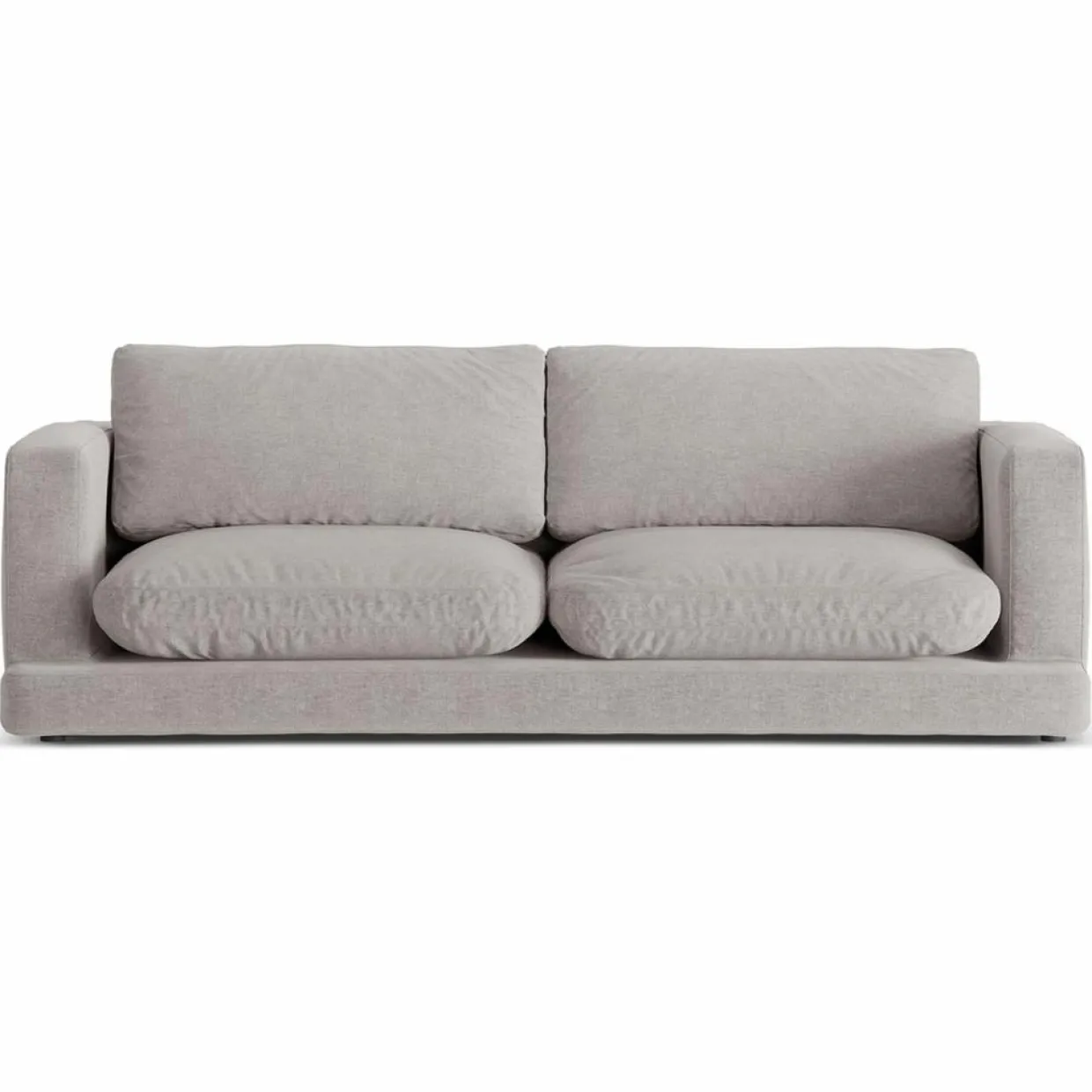 Mazzini Sofas Canapés^Canapé Daphne 3 Places Gris chaud - 210x105x86 cm