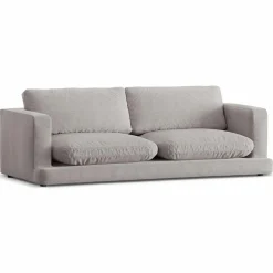 Mazzini Sofas Canapés^Canapé Daphne 3 Places Gris chaud - 210x105x86 cm