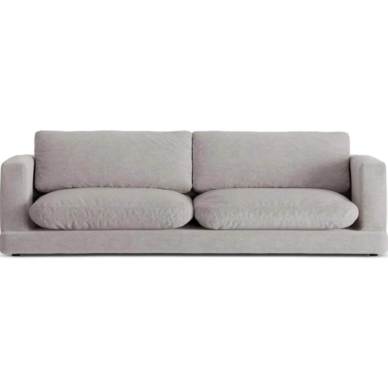 Mazzini Sofas Canapés^Canapé Daphne 4 Places Gris chaud - 240x105x86 cm