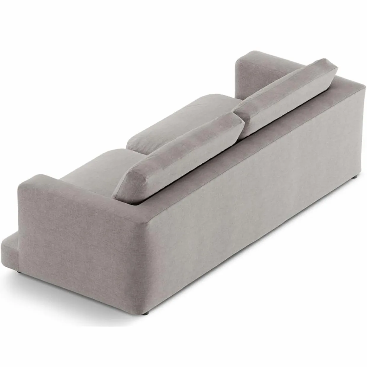 Mazzini Sofas Canapés^Canapé Daphne 4 Places Gris chaud - 240x105x86 cm