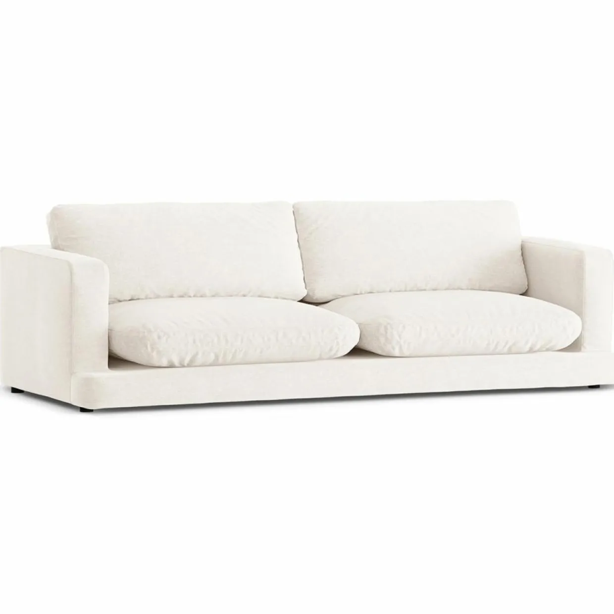Canapé Daphne 4 Places Ivoire - 240x105x86 cm-Mazzini Sofas Outlet