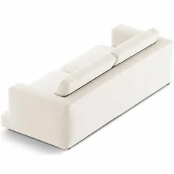 Canapé Daphne 4 Places Ivoire - 240x105x86 cm-Mazzini Sofas Outlet