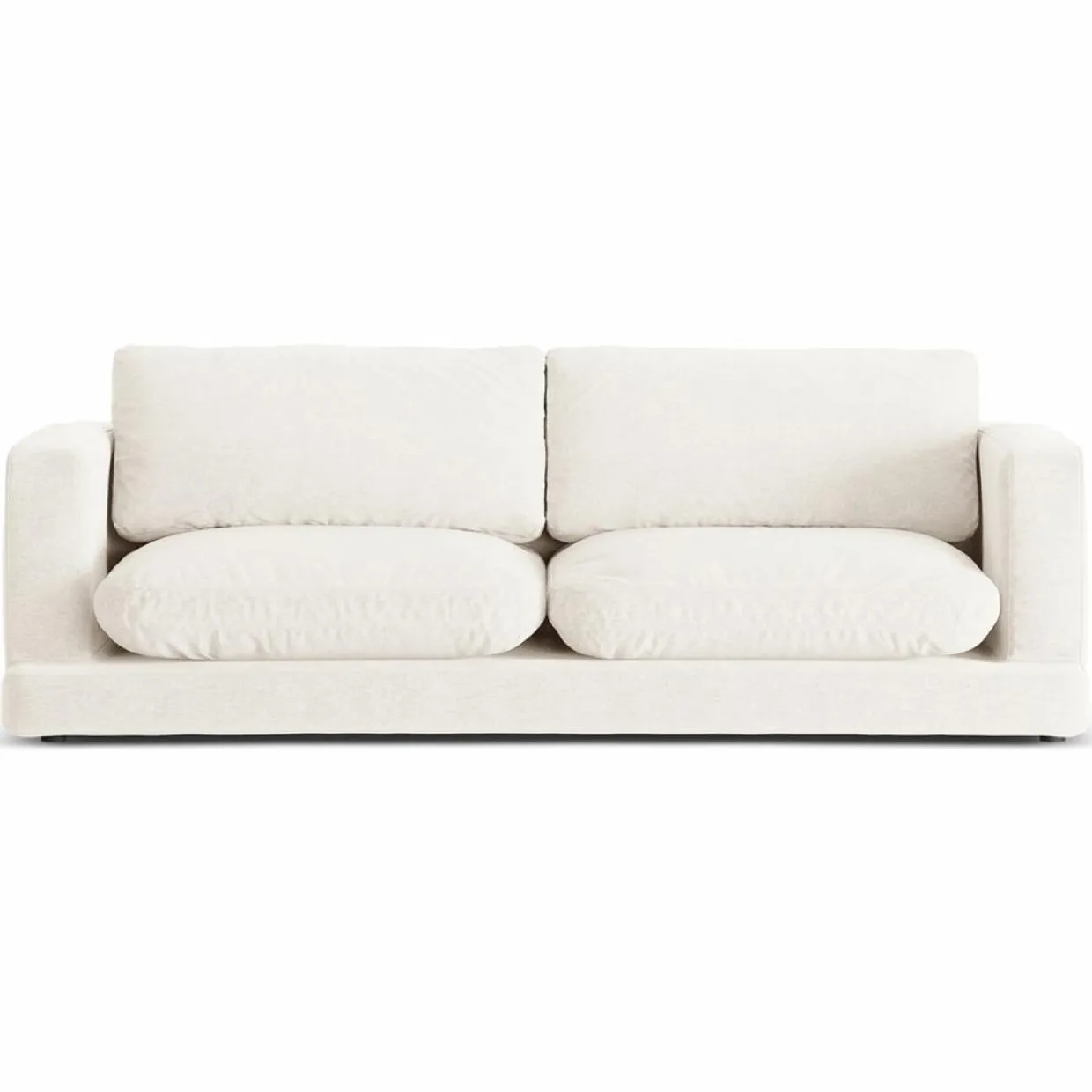 Canapé Daphne 3 Places Ivoire - 210x105x86 cm-Mazzini Sofas Clearance