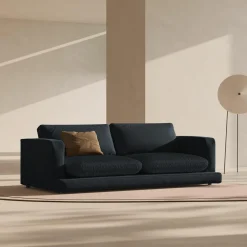 Canapé Daphne 4 Places Noir - 240x105x86 cm-Mazzini Sofas Clearance