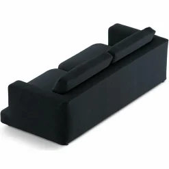 Canapé Daphne 4 Places Noir - 240x105x86 cm-Mazzini Sofas Clearance