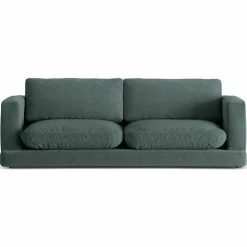 Canapé Daphne 3 Places Vert mousse - 210x105x86 cm-Mazzini Sofas New