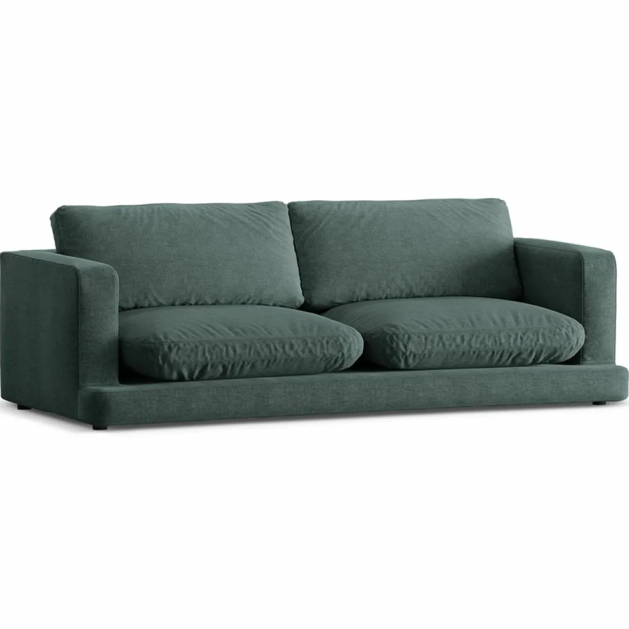 Canapé Daphne 3 Places Vert mousse - 210x105x86 cm-Mazzini Sofas New