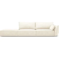 Mazzini Sofas Canapés^Canapé droit Vanda 4 Places beige clair - 286x100x85 cm