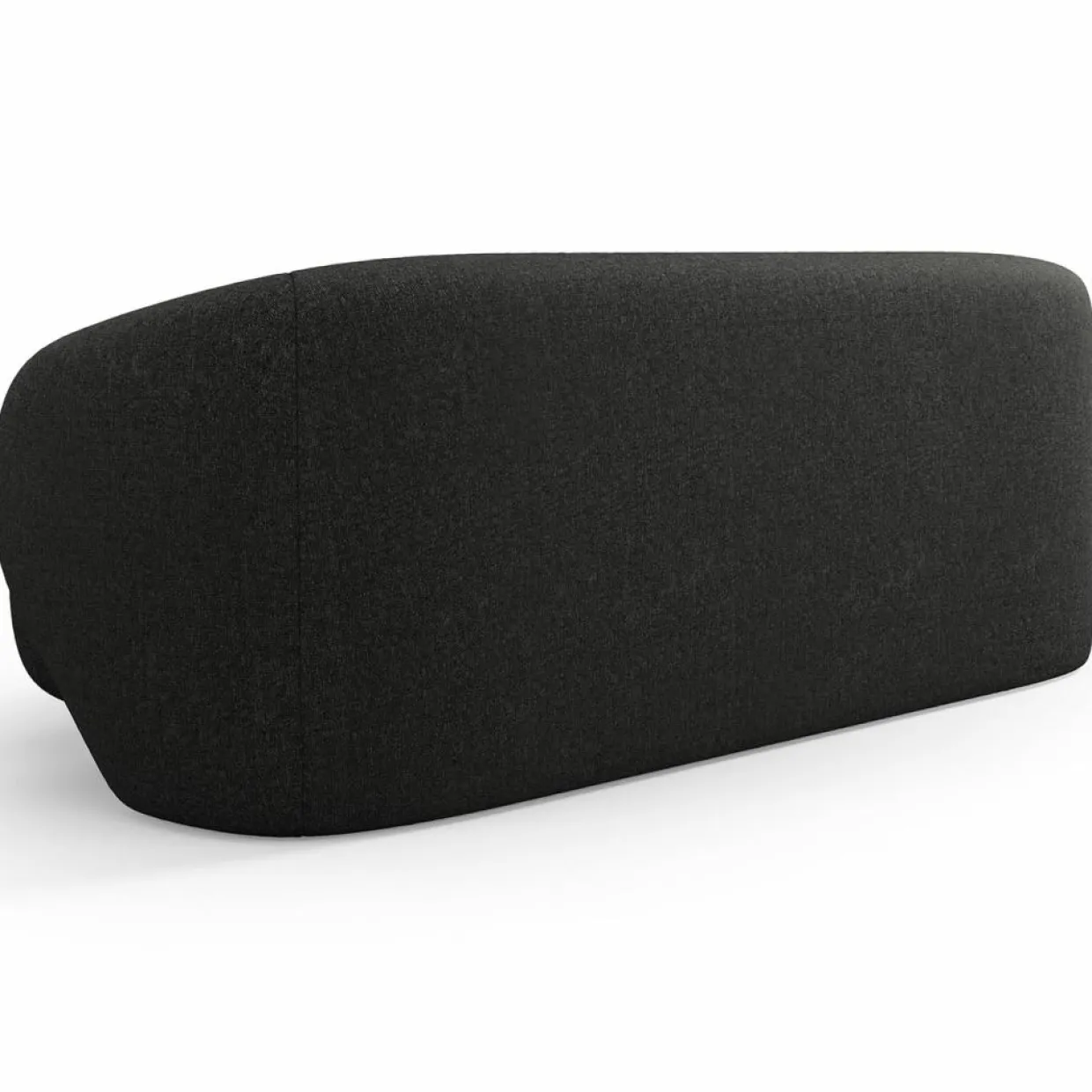 Canapé Linden Chenille 2 Places noir - 169x102x72 cm-Mazzini Sofas Online