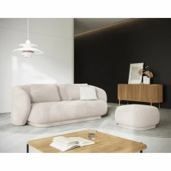 Mazzini Sofas Canapés^Canapé Linden Chenille 2 Places beige - 169x102x72 cm