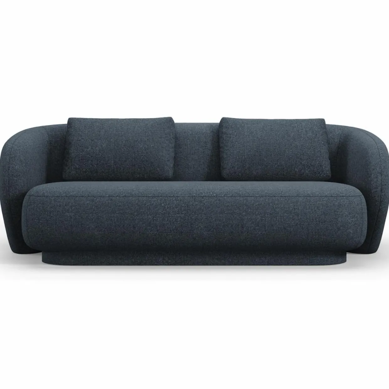 Mazzini Sofas Canapés^Canapé Linden Chenille 2 Places bleu - 169x102x72 cm
