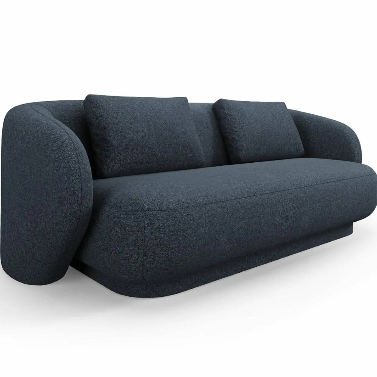 Mazzini Sofas Canapés^Canapé Linden Chenille 2 Places bleu - 169x102x72 cm