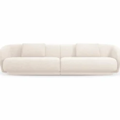Mazzini Sofas Canapés^Canapé Linden Chenille 4 Places beige clair - 304x102x72 cm