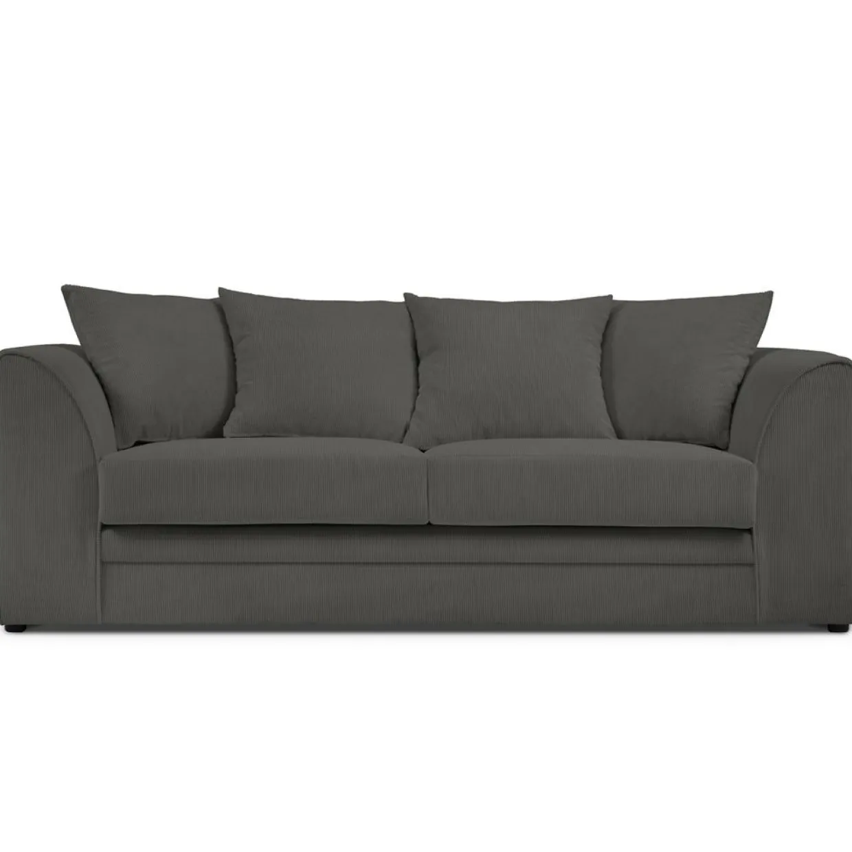 Canapé Quince 3 Places gris foncé - 182x92x80 cm-Mazzini Sofas Best