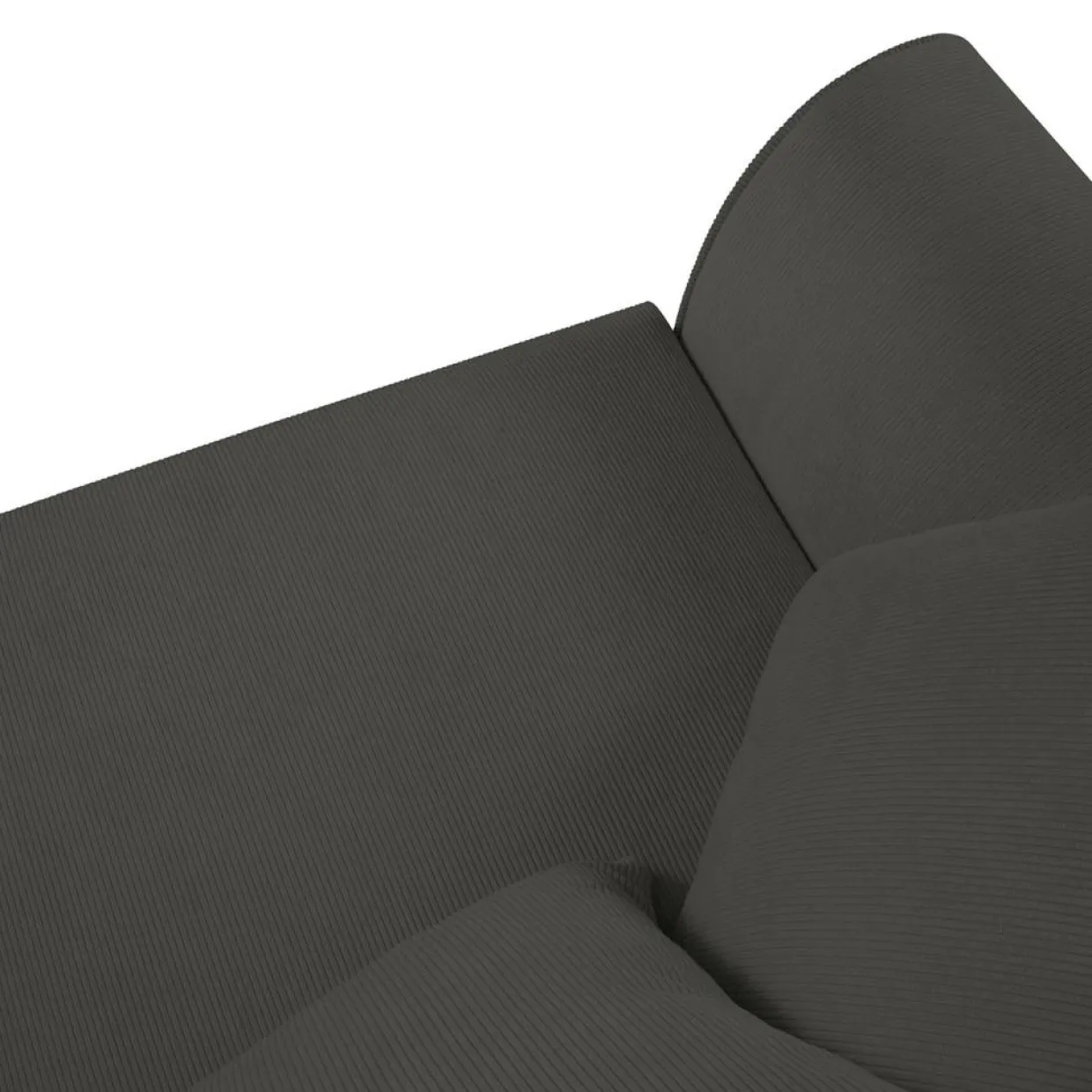 Canapé Quince 3 Places gris foncé - 182x92x80 cm-Mazzini Sofas Best