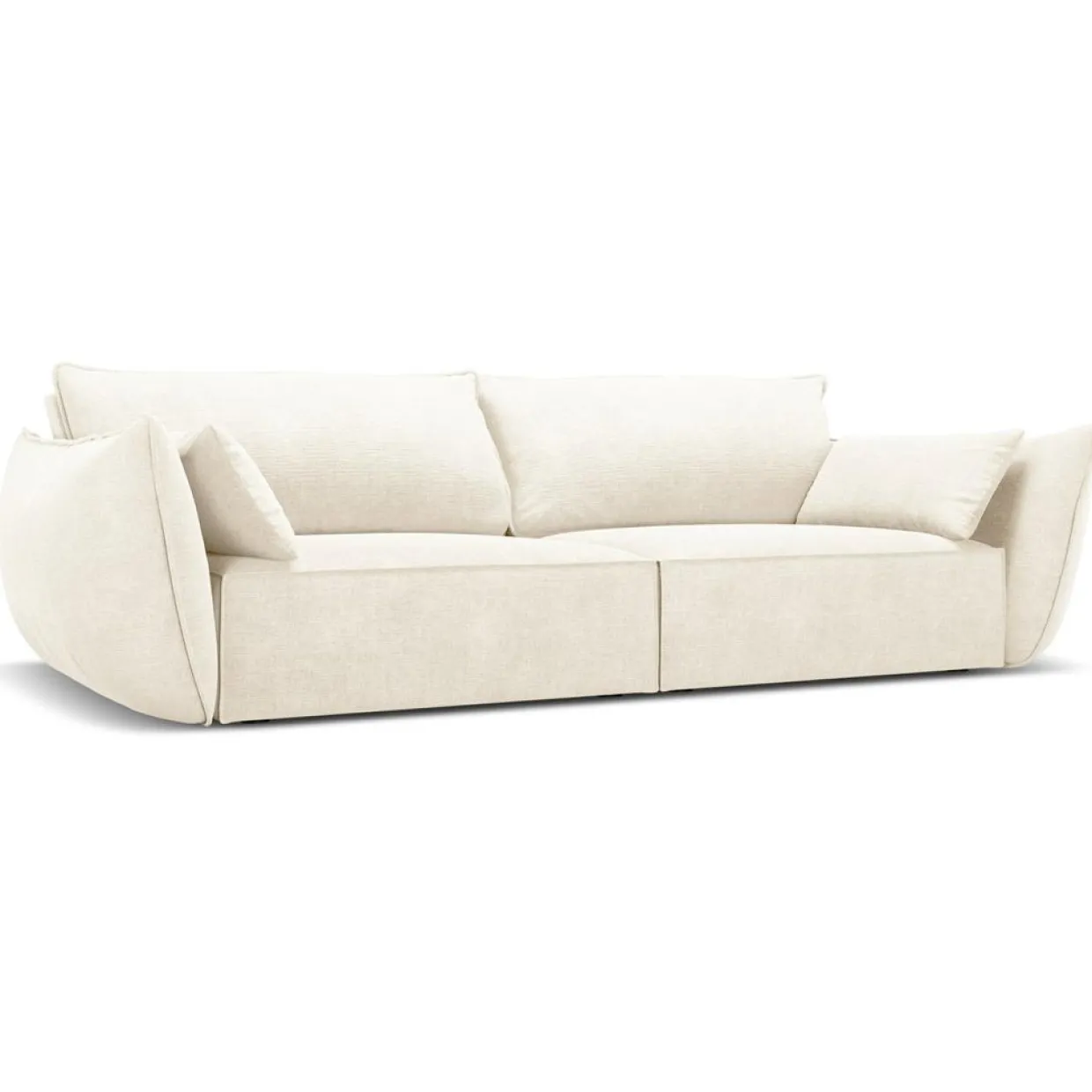 Canapé Vanda 3 Places beige clair - 208x100x85 cm-Mazzini Sofas Hot