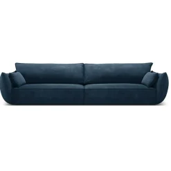 Mazzini Sofas Canapés^Canapé Vanda 4 Places bleu roi - 248x100x85 cm