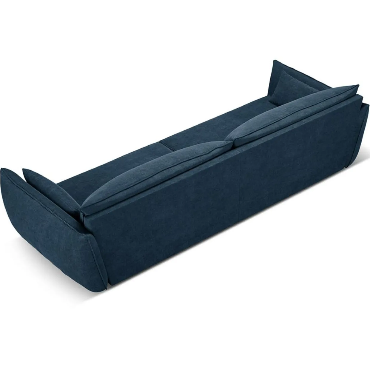 Mazzini Sofas Canapés^Canapé Vanda 4 Places bleu roi - 248x100x85 cm