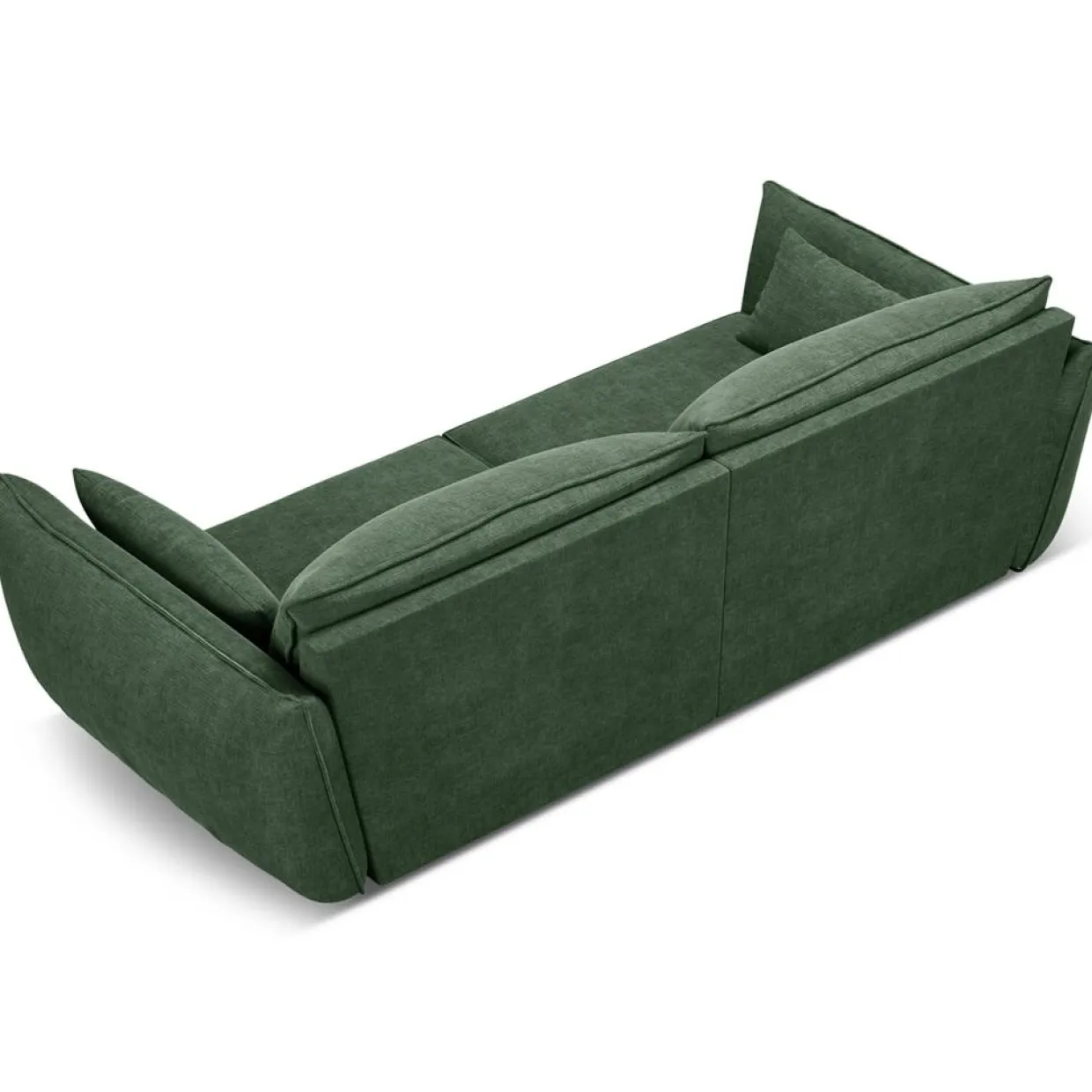 Canapé Vanda 3 Places vert bouteille - 208x100x85 cm-Mazzini Sofas Outlet