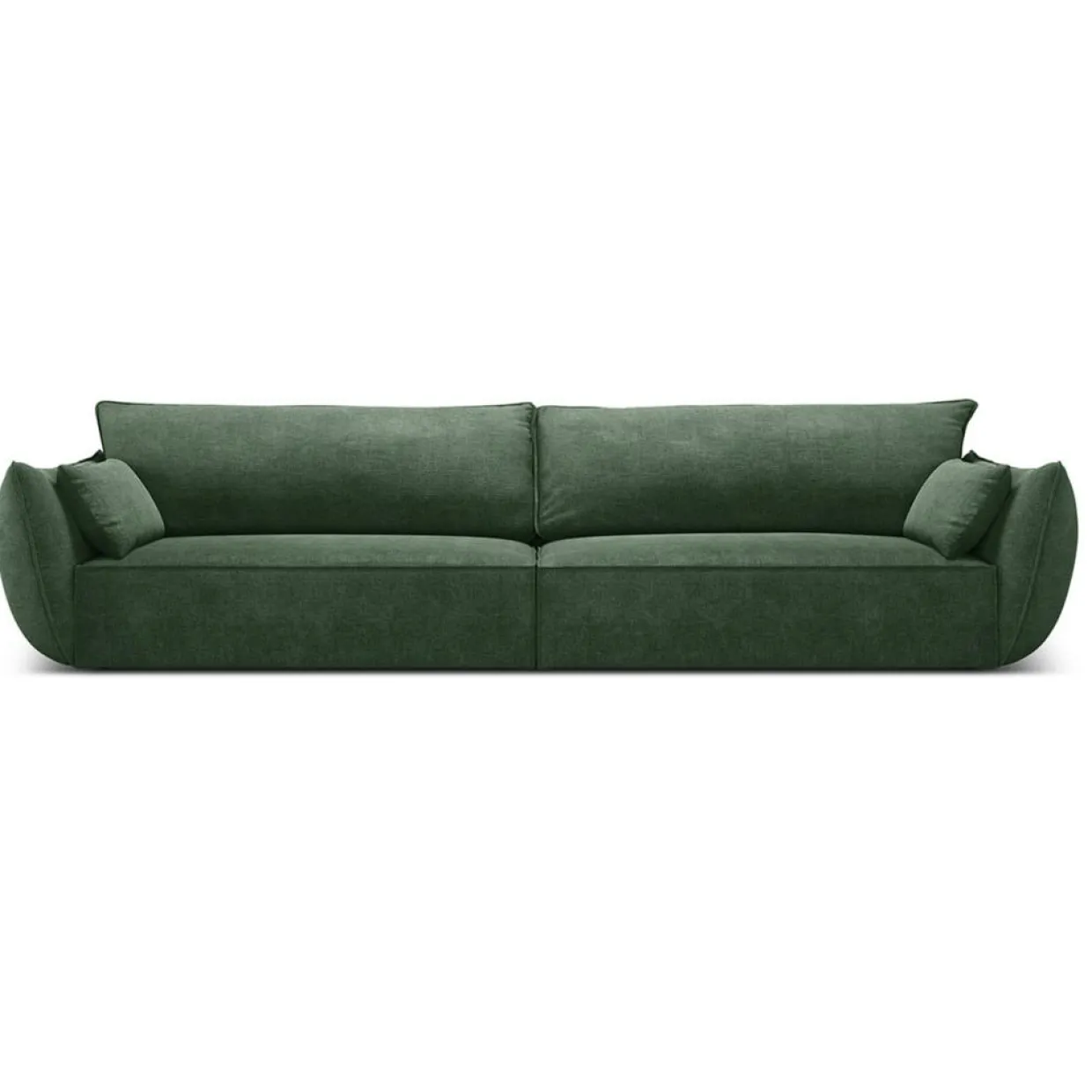 Canapé Vanda 4 Places vert bouteille - 248x100x85 cm-Mazzini Sofas Online