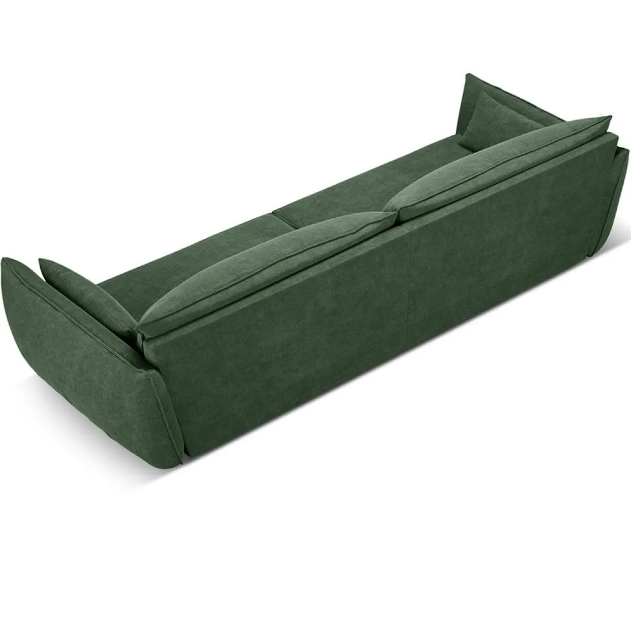 Canapé Vanda 4 Places vert bouteille - 248x100x85 cm-Mazzini Sofas Online