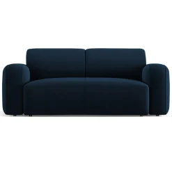 Canapé Velours Jasmin 2 Places bleu roi - 170x95x72 cm-Mazzini Sofas Outlet