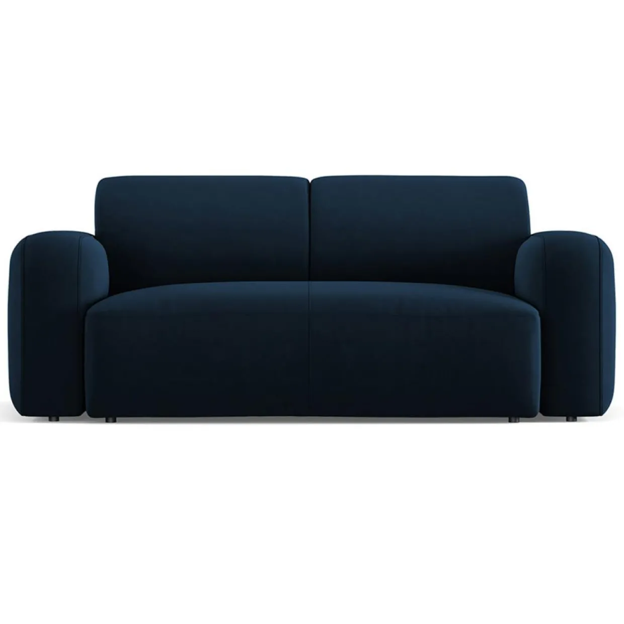 Canapé Velours Jasmin 2 Places bleu roi - 170x95x72 cm-Mazzini Sofas Outlet