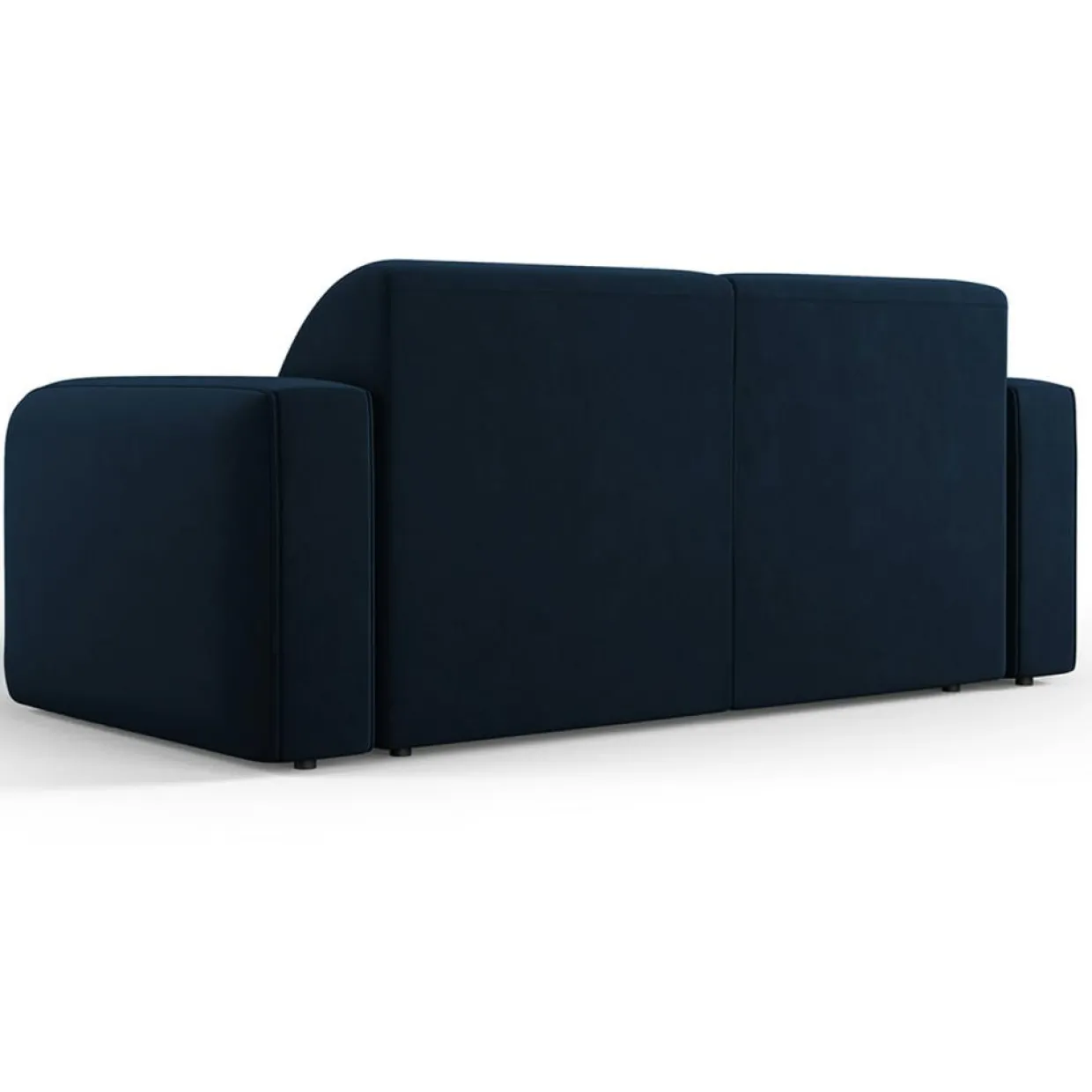 Canapé Velours Jasmin 2 Places bleu roi - 170x95x72 cm-Mazzini Sofas Outlet