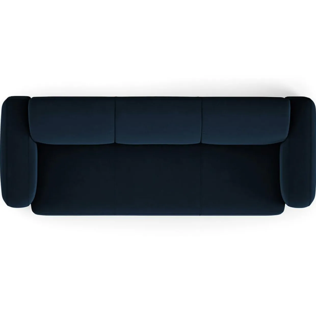 Mazzini Sofas Canapés^Canapé Velours Jasmin 3 Places bleu roi - 235x95x72 cm