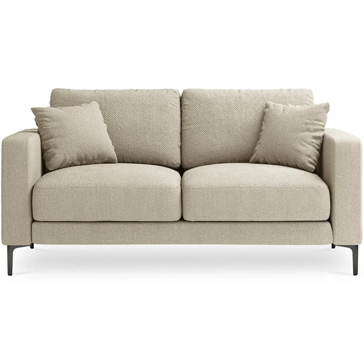 Canapé Venus 2 Places beige - 158x92x90 cm-Mazzini Sofas