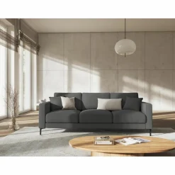 Canapé Venus 3 Places gris foncé - 220x92x90 cm-Mazzini Sofas New