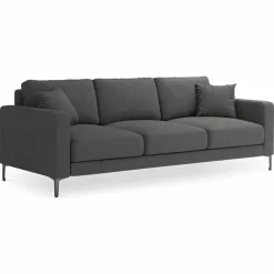 Canapé Venus 3 Places gris foncé - 220x92x90 cm-Mazzini Sofas New