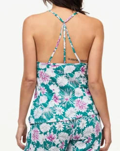 Caraco Naya imprimé grandes fleurs multicolore-Passionata Outlet
