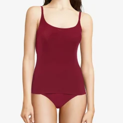 Femme Chantelle Lingerie, Nuit^Caraco Softstretch grenat bordeaux