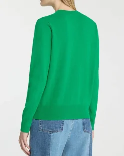 Cardigan 100% Cachemire Zacao vert emeraude-Galeries Lafayette Clearance