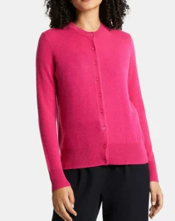 Femme Galeries Lafayette Gilets Et Cardigans^Cardigan 100% Cachemire Zacao col rond rose